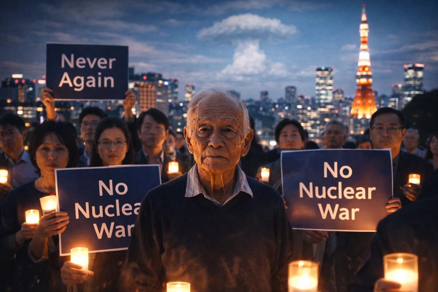 Japan’s Protests and the Memory of 1945 Japanese protesters recalling Hiroshima and Nagasaki amid fears after the New START treaty expiry 2026