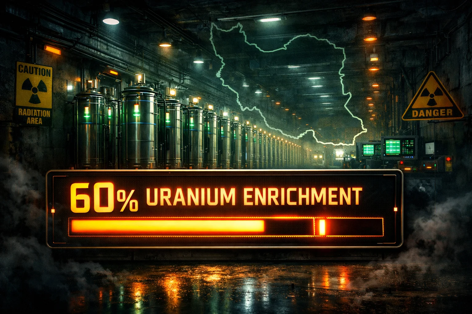 Iran 60 percent uranium enrichment facility illustrating nuclear escalation amid Israel US attack on Iran