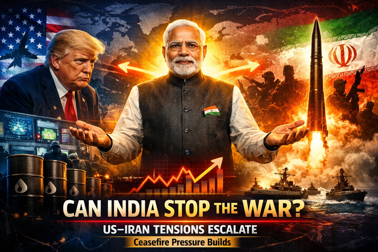 India mediation Iran US war showing diplomatic role of India between US tensions and Iran military escalation amid global geopolitical crisis