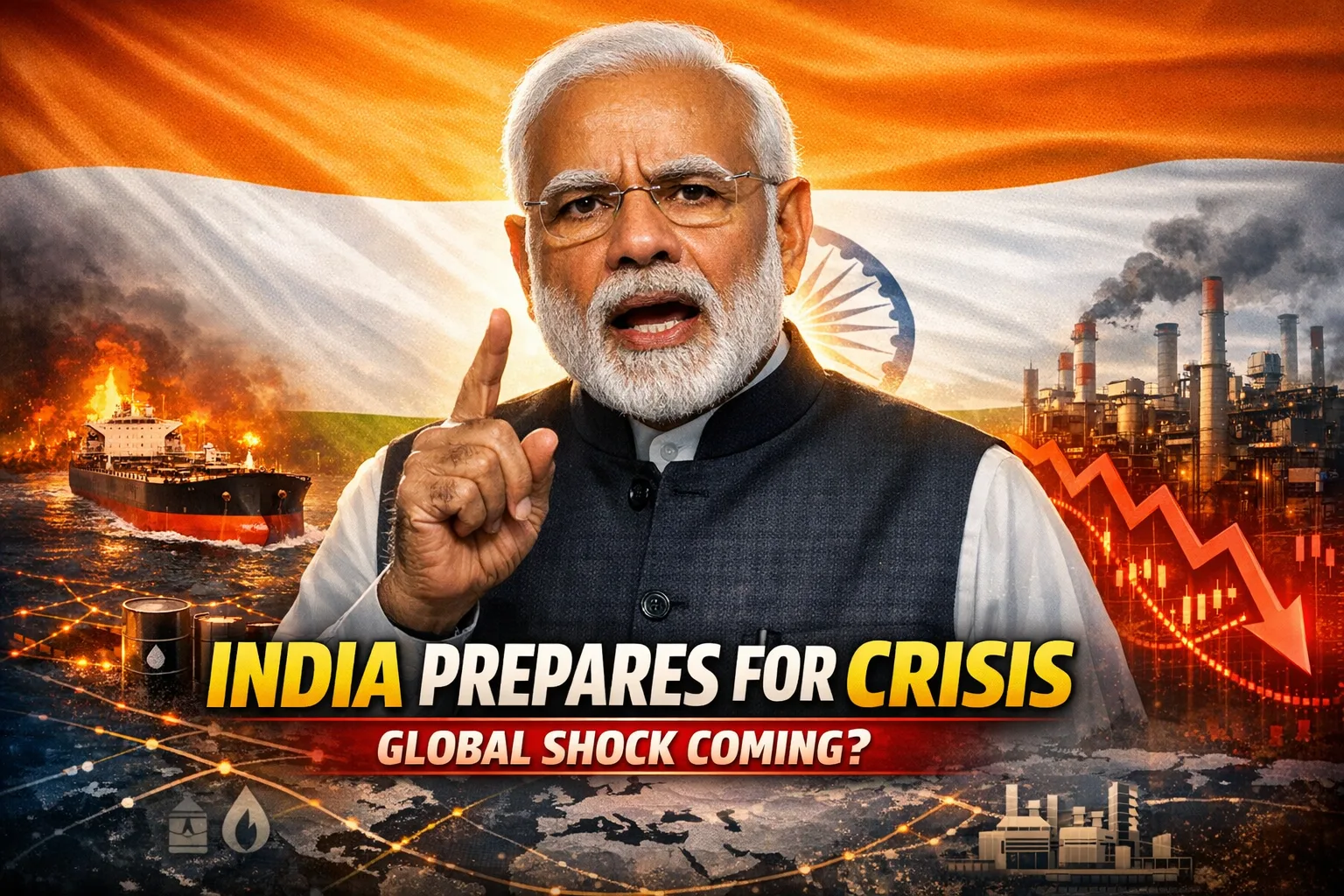 India ready for global crisis as PM Narendra Modi warns about war impact, oil supply disruption and economic challenges