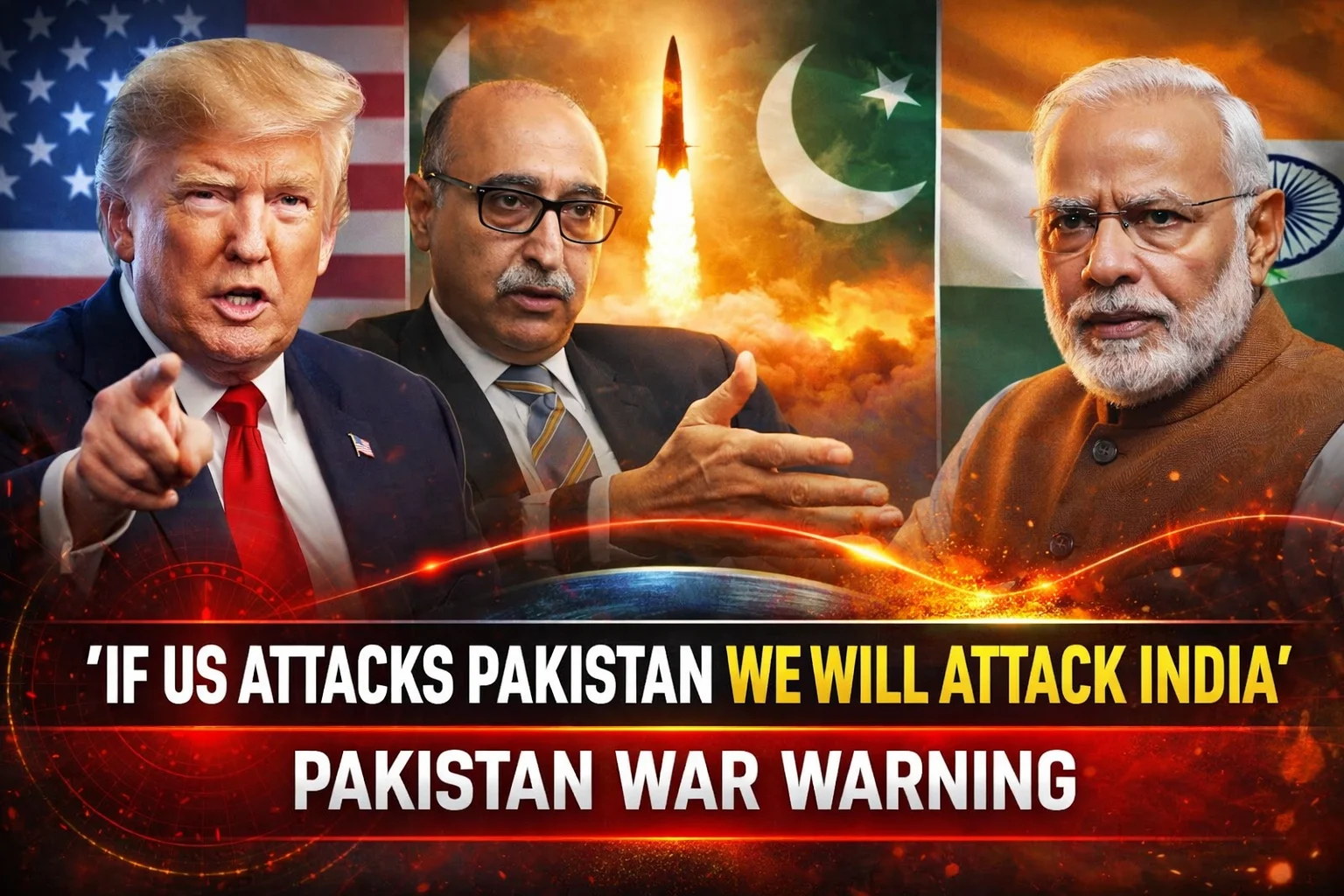 Pakistan attack India if US attacks Pakistan statement by Former High Commissioner of Pakistan to India Abdul Basit highlighting rising war scenario and nuclear threat tensions