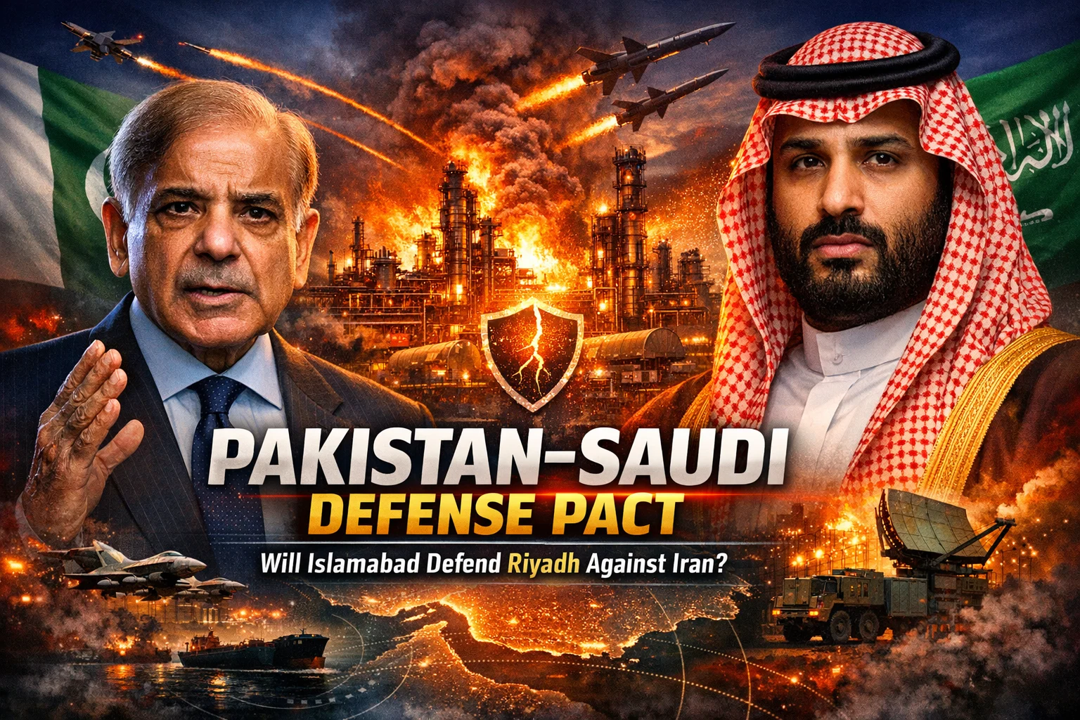 Pakistan Saudi defense pact under scrutiny as Iran attacks Saudi oil infrastructure during Gulf conflict escalation