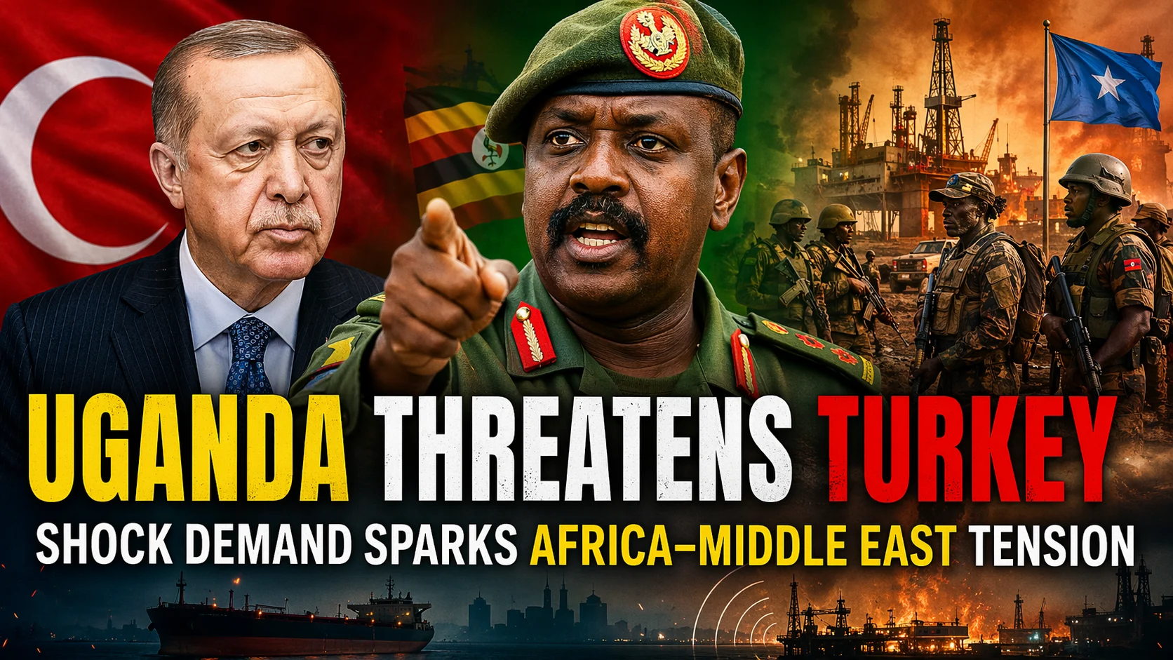 Uganda Turkey conflict after army chief Muhoozi Kainerugaba issues shocking threats to Turkey linked to Somalia and geopolitical tensions
