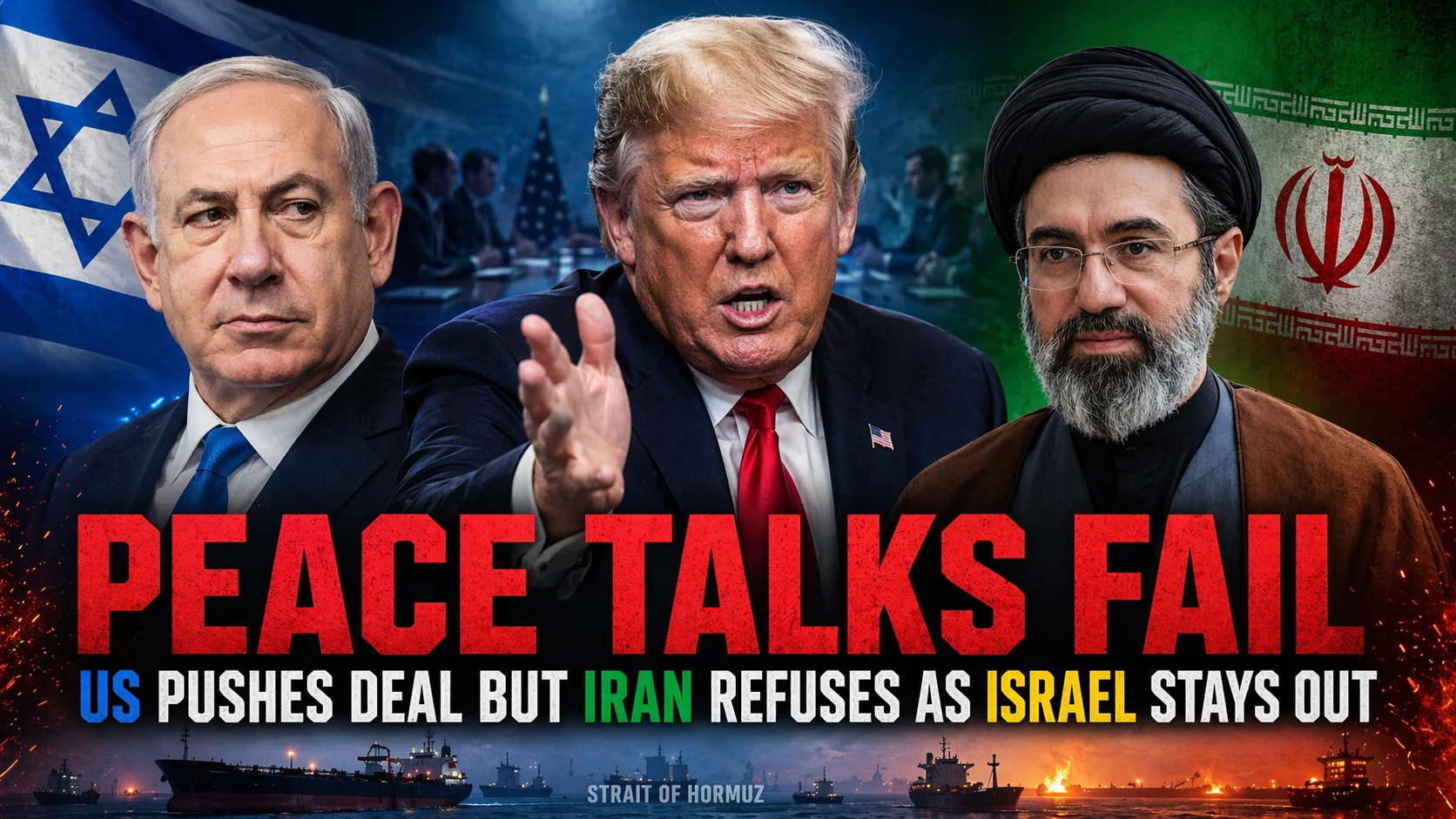 US Iran peace talks failure as negotiations collapse with Iran refusing US terms and Israel remaining outside the deal